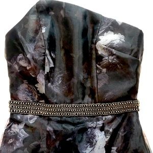 Strapless cocktail dress